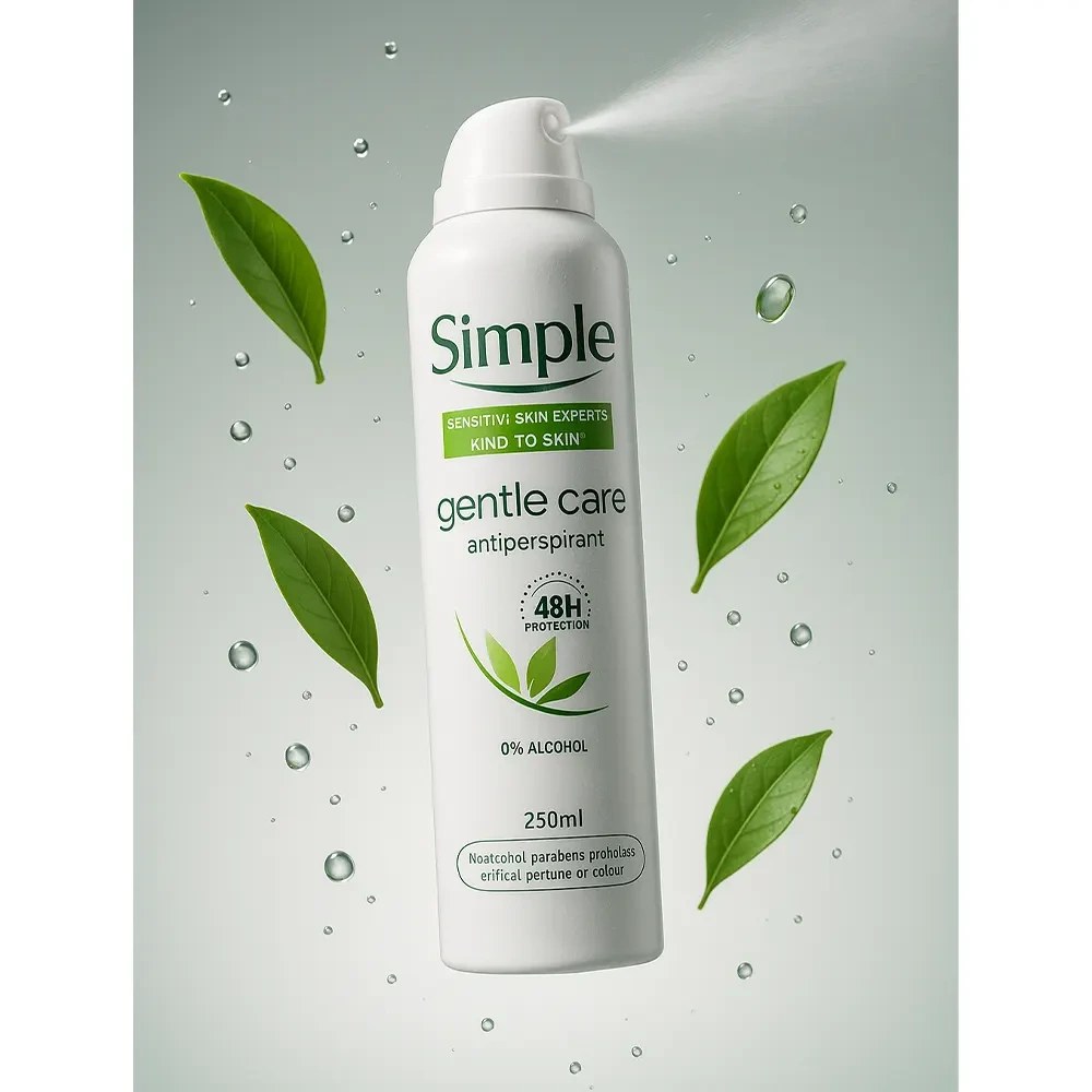 اسپری ضد تعریق  مدل Gentle Care حجم ۲۵۰ میل