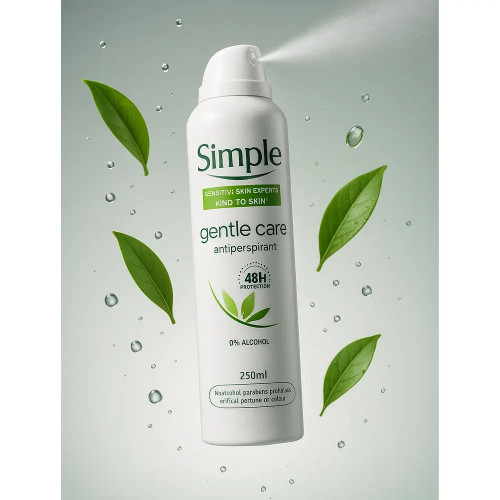 اسپری ضد تعریق مدل Gentle Care حجم ۲۵۰ میل