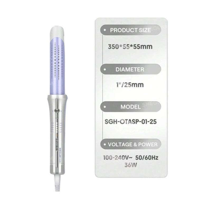 فرکننده مو شیگ لم مدل One touch Air flow Styler pro 25mm
