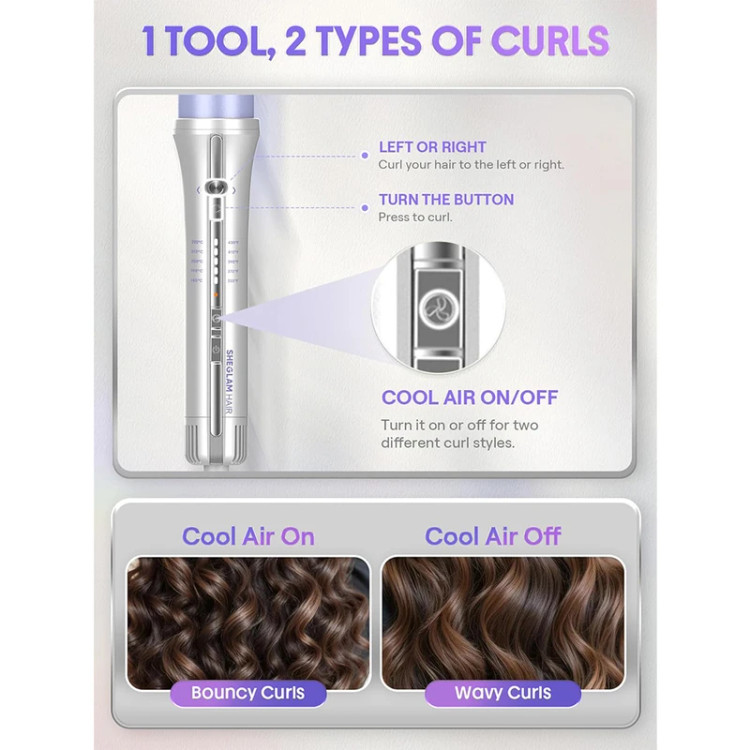 فرکننده مو شیگ لم مدل One touch Air flow Styler pro 25mm