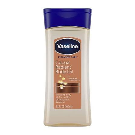 روغن بدن وازل این مدل Cocoa Butter حجم 200 میلی‌لیتر حاوی کره کاکائو خالص، ترمیم‌کننده پوست خشک و حساس، جذب سریع، حفظ رطوبت و ایجاد حس بدون چربی